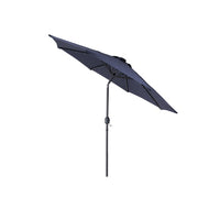 Moss Moss-t1207b - parasol inclinable en aluminium 9' - lumière del - toile en polyester bleu