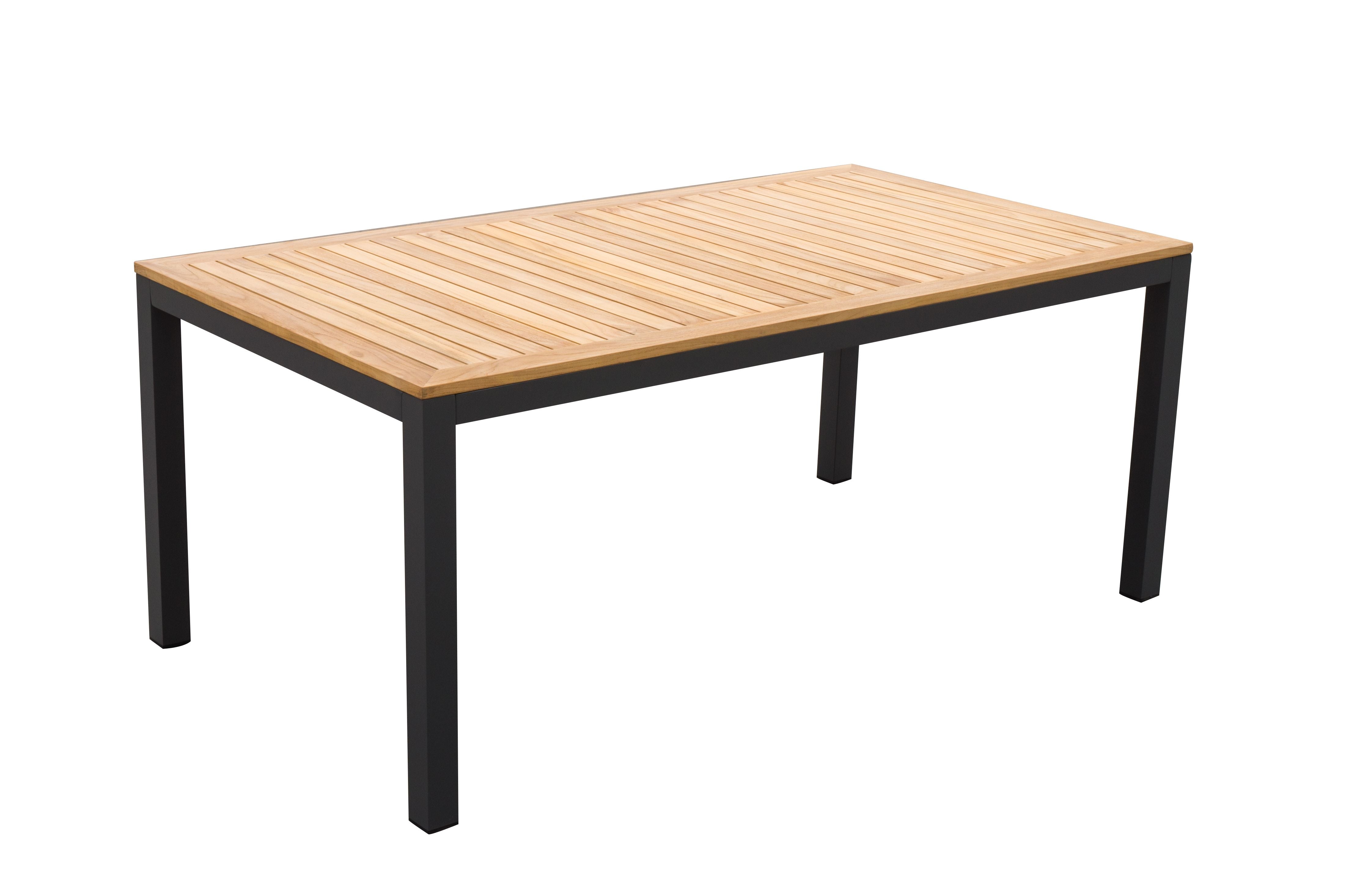 Moss  - table rectangulaire en aluminium de  71" x 39.4" x h 29.1"