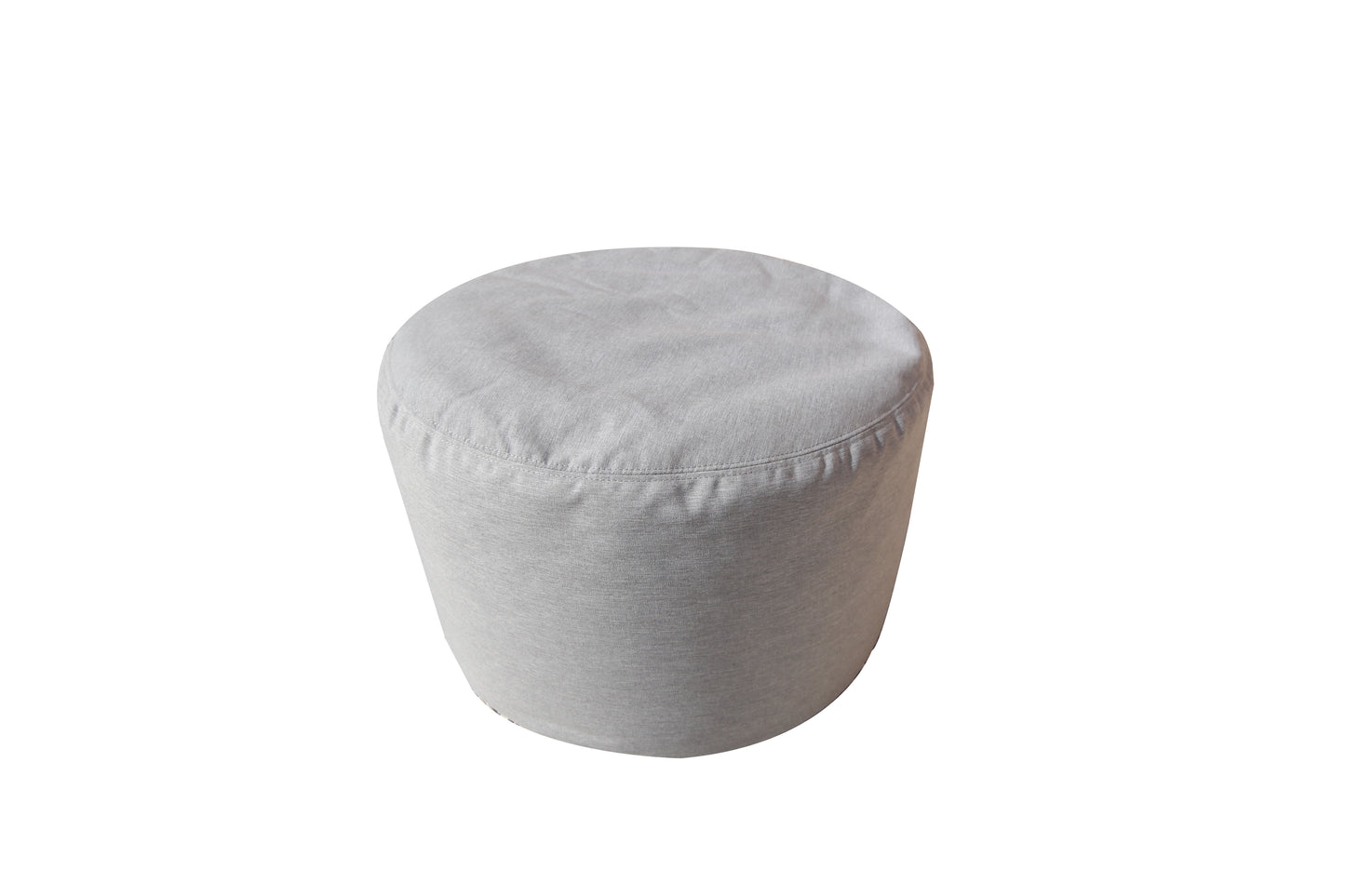 Moss  pouf gris pâle rembourré d’un sac de billes de polystyrène