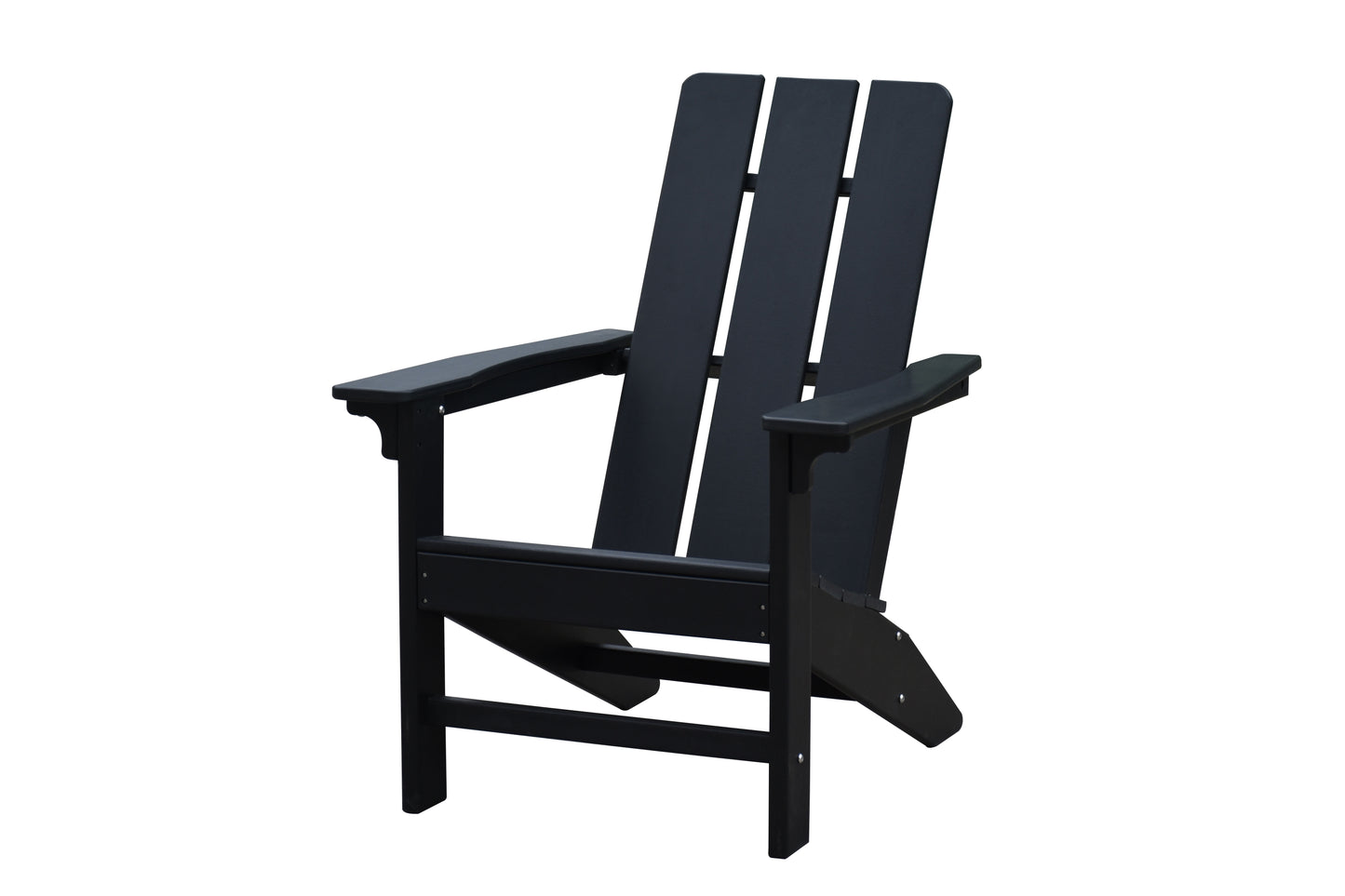 Moss chaise adirondack moderne hdpe (noir)