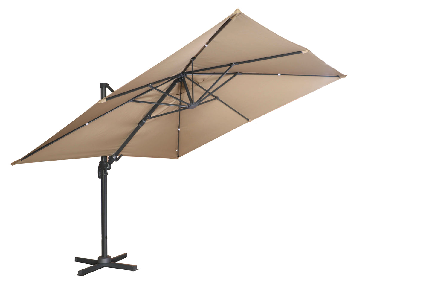 Moss  parasol suspendu carré 11'