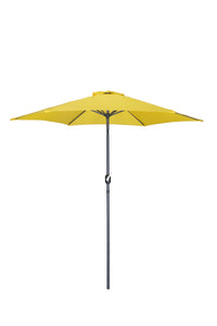 Moss  parasol noir 9', poteau en aluminium, housse incluse