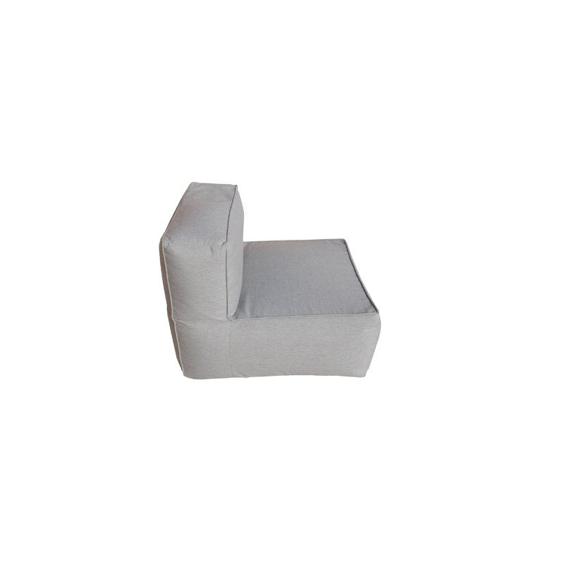 Moss modulaire 5 morceaux gris pâle olefin, billes polystyrène